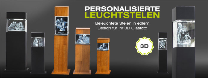 3D Leuchtstelen