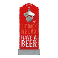 Flaschenöffner<br>für die Wand