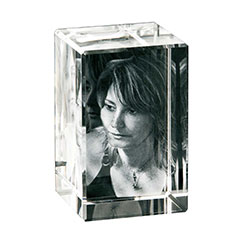 3D Glasfoto<br>Portrait