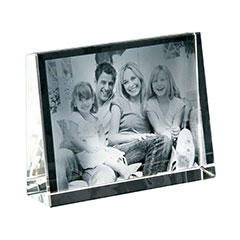 2D Glasfoto<br>selbststehend