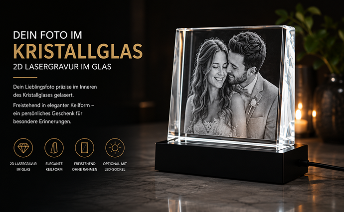 Fotogeschenke - Foto in Glas