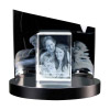 3D Glasfoto + Clarisso® Sockel - SET - 130x90x75 hoch 