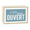 Lightbox OUVERT 30x20 cm