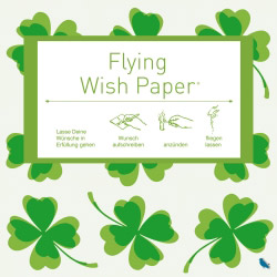 Flying Wishpaper Mini clovers