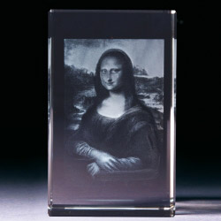 Glasblock - Mona Lisa