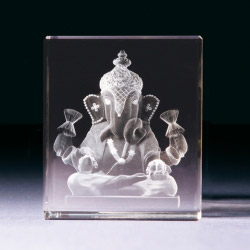 Glasblock - Ganesha