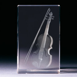 Glasblock - Geige
