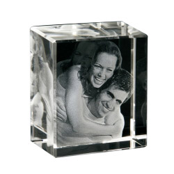 3D Portrait - Glasbild