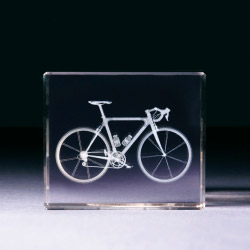 Glasblock - Fahrrad