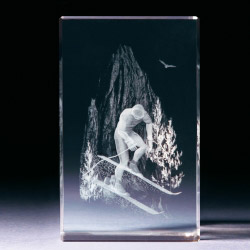 Glasblock - Ski Alpin