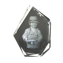 3D Glasfoto DIAMOND L 1-4 Personen