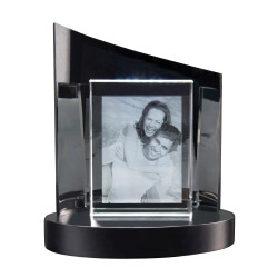 2D Glasframe + Clarisso® Sockel - SET - 140x105x35 hoch