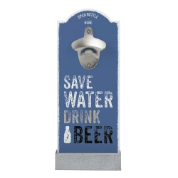 Wand-Flaschenöffner - Save Water