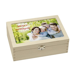 Teebox personalisiert mit Foto