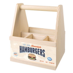 Besteck Caddy HAMBURGERS