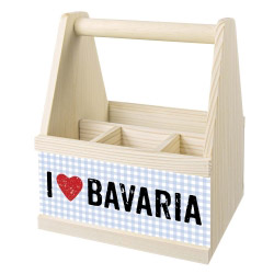 Besteck Caddy I LOVE BAVARIA