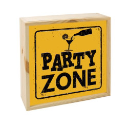 Lightbox PARTY ZONE 25x25 cm