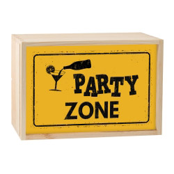 Lightbox PARTY ZONE 30x20 cm