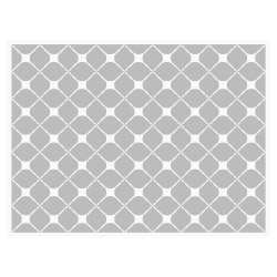 Tischset Vinyl Pattern Grau 2