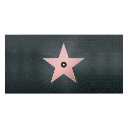 Vinyl Teppich MATTEO 70x140 cm Walk of Fame