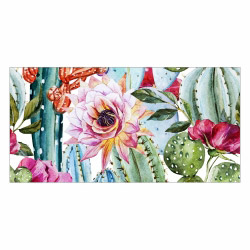 Vinyl Teppich MATTEO 70x140 cm Exotic Cactus