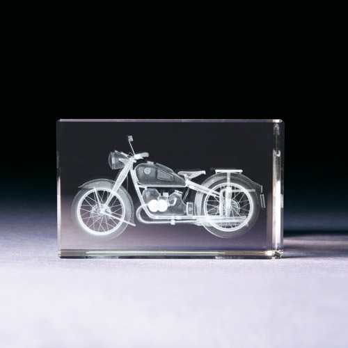 Glasblock - Motorrad BMW