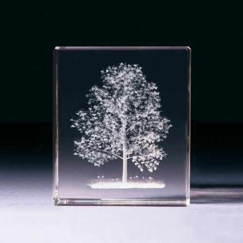 Glasblock - Baum