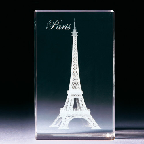 Glasblock - Eiffelturm