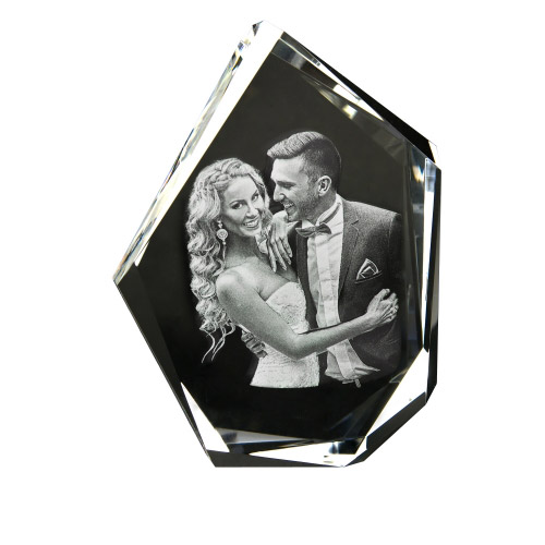 3D Glasfoto DIAMOND XL 1-6 Personen