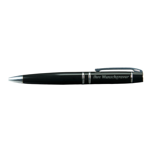 Kugelschreiber VIP mit Gravur schwarz