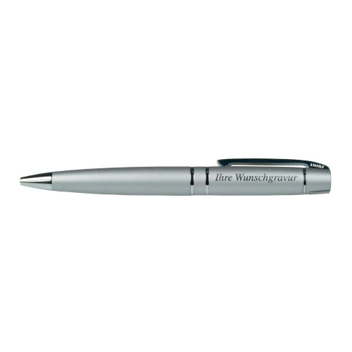 Kugelschreiber VIP mit Gravur silber