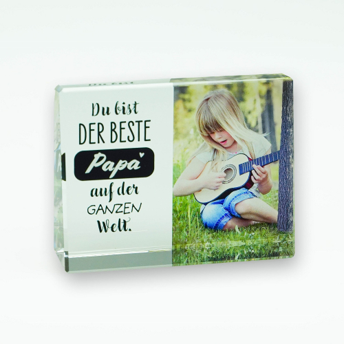 Glasframe mit Fotodruck - M quer