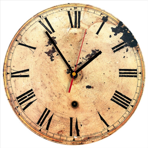 Wanduhr My Clock - Antik