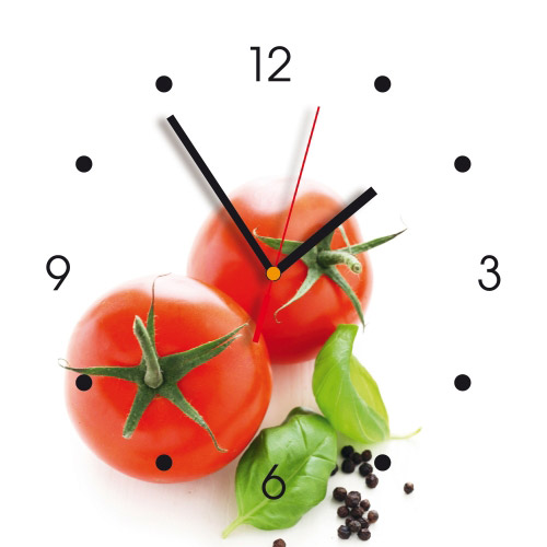 Wanduhr My Clock - Tomaten