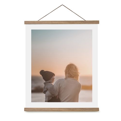 clipwood Set Hochformat 40 x 60 Walnuss