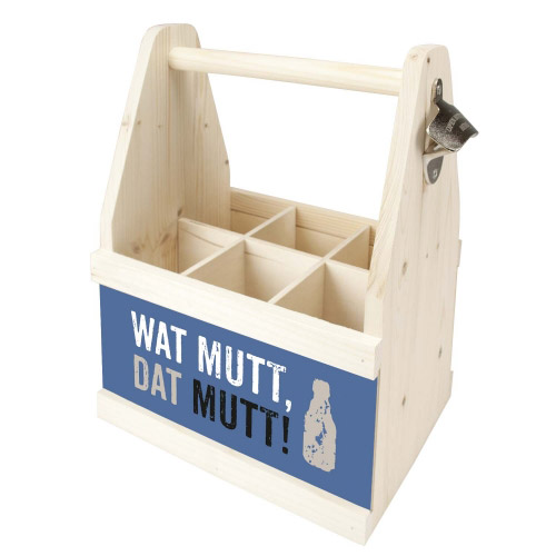 Beer Caddy WAT MUTT, DAT MUTT!