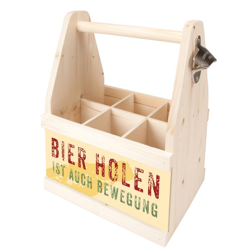 Beer Caddy BIER HOLEN IST AUCH BEWEGUNG