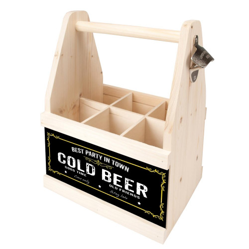 Beer Caddy BEST PARTY IN TOWN COLD BEER