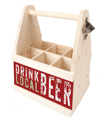 Beer Caddy DRINK LOCAL BEER