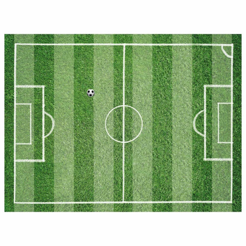 Tischset Vinyl Fußballfeld