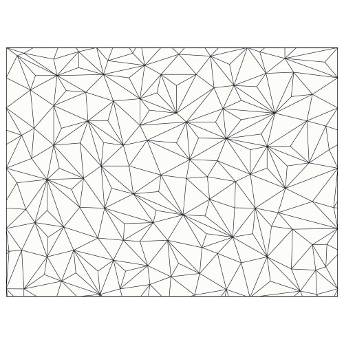 Tischset Vinyl Triangle