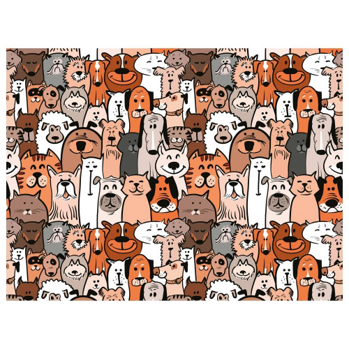 Tischset Vinyl Hunde