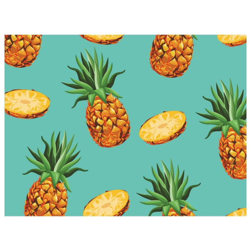 Tischset Vinyl Ananas