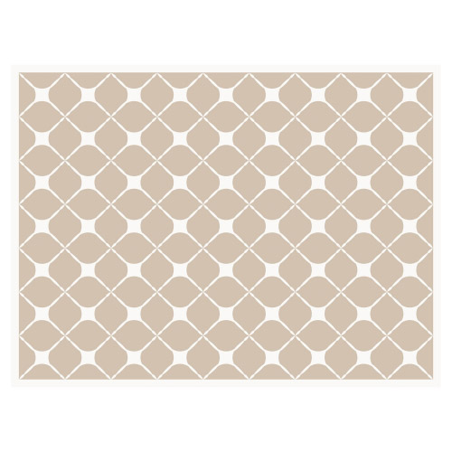 Tischset Vinyl Pattern Beige 2