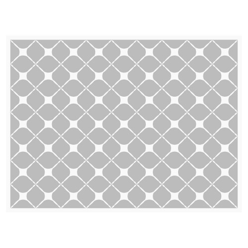 Tischset Vinyl Pattern Grau 2