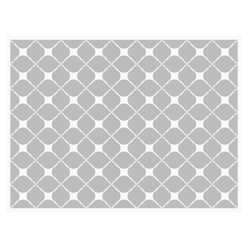 Tischset Vinyl Pattern Grau 2