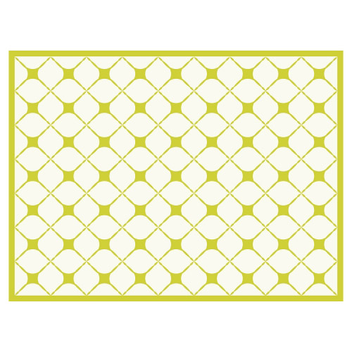 Tischset Vinyl Pattern Grün 1