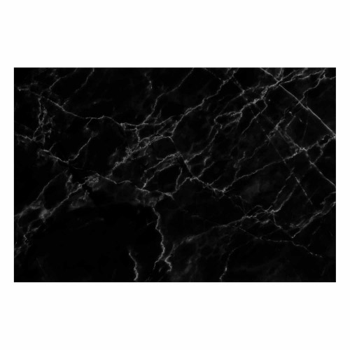 Vinyl Teppich MATTEO 40x60 cm Marmor Schwarz