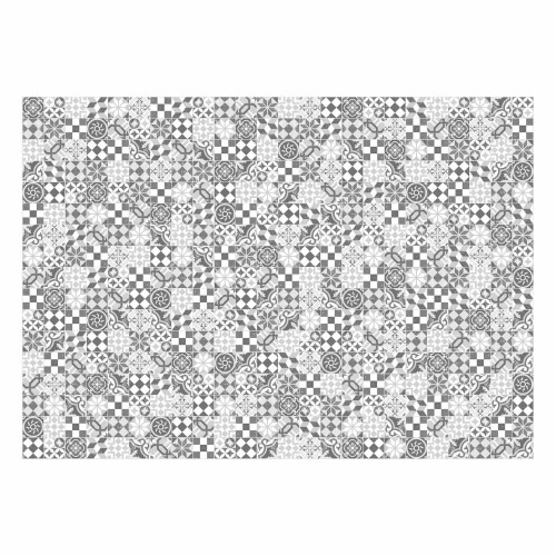 MATTEO Vinyl Teppich 170x240 cm - Mosaik Grau