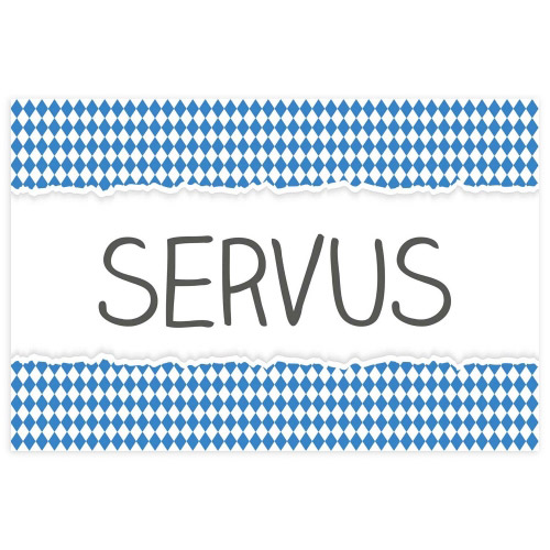 Matteo Vinyl Teppich 60x90 cm SERVUS
